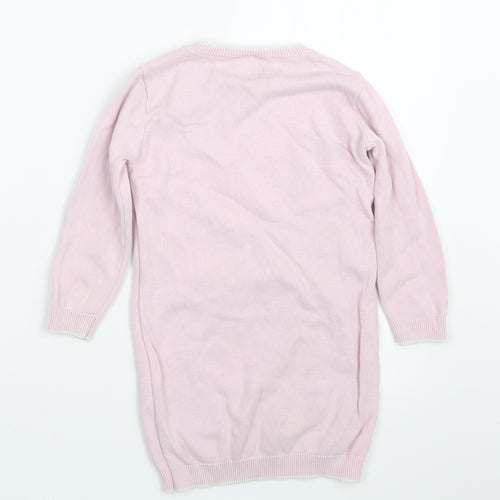 George Girls Pink   Pullover Jumper Size 3-4 Years