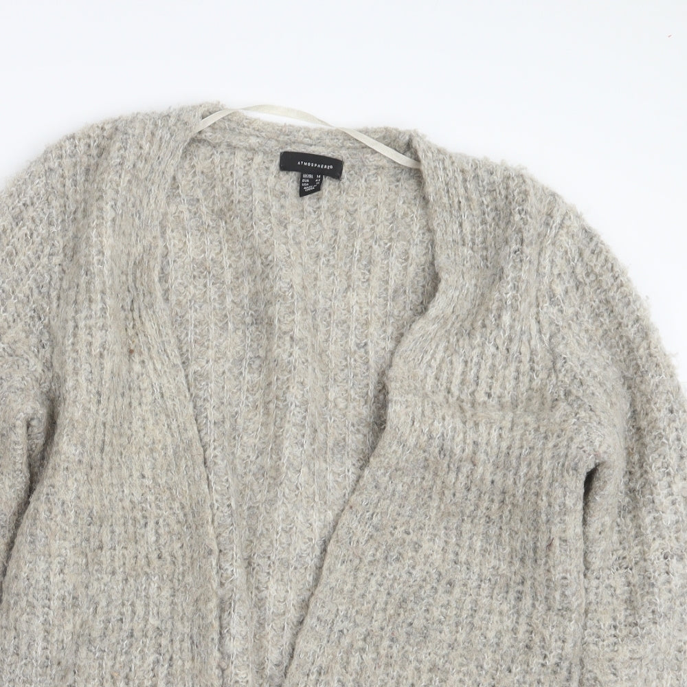 Atmosphere Womens Beige  Knit Cardigan Jumper Size 14