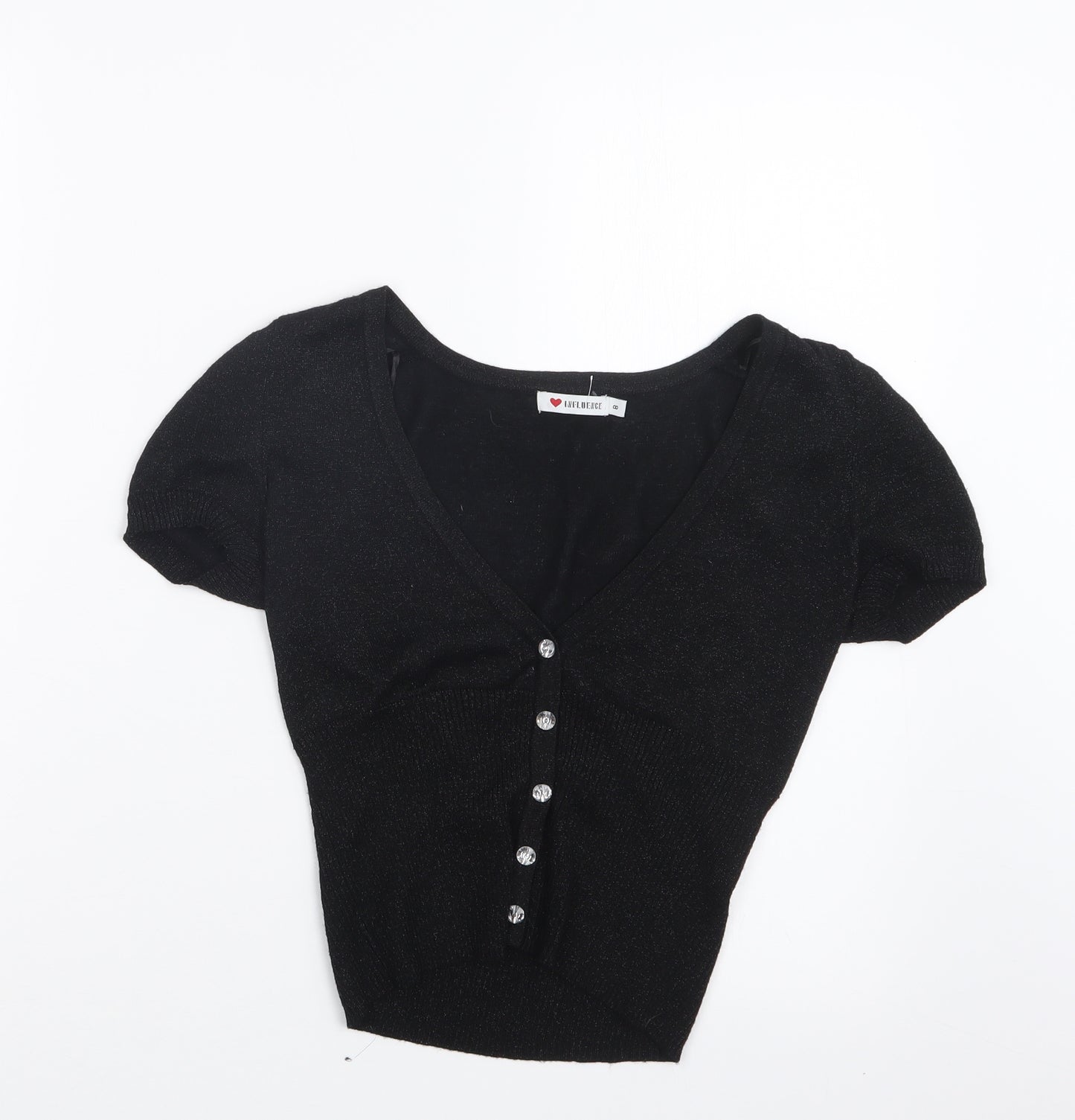 Influence Womens Black   Pullover Jumper Size 8