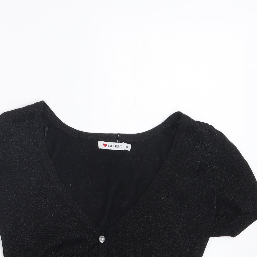 Influence Womens Black   Pullover Jumper Size 8