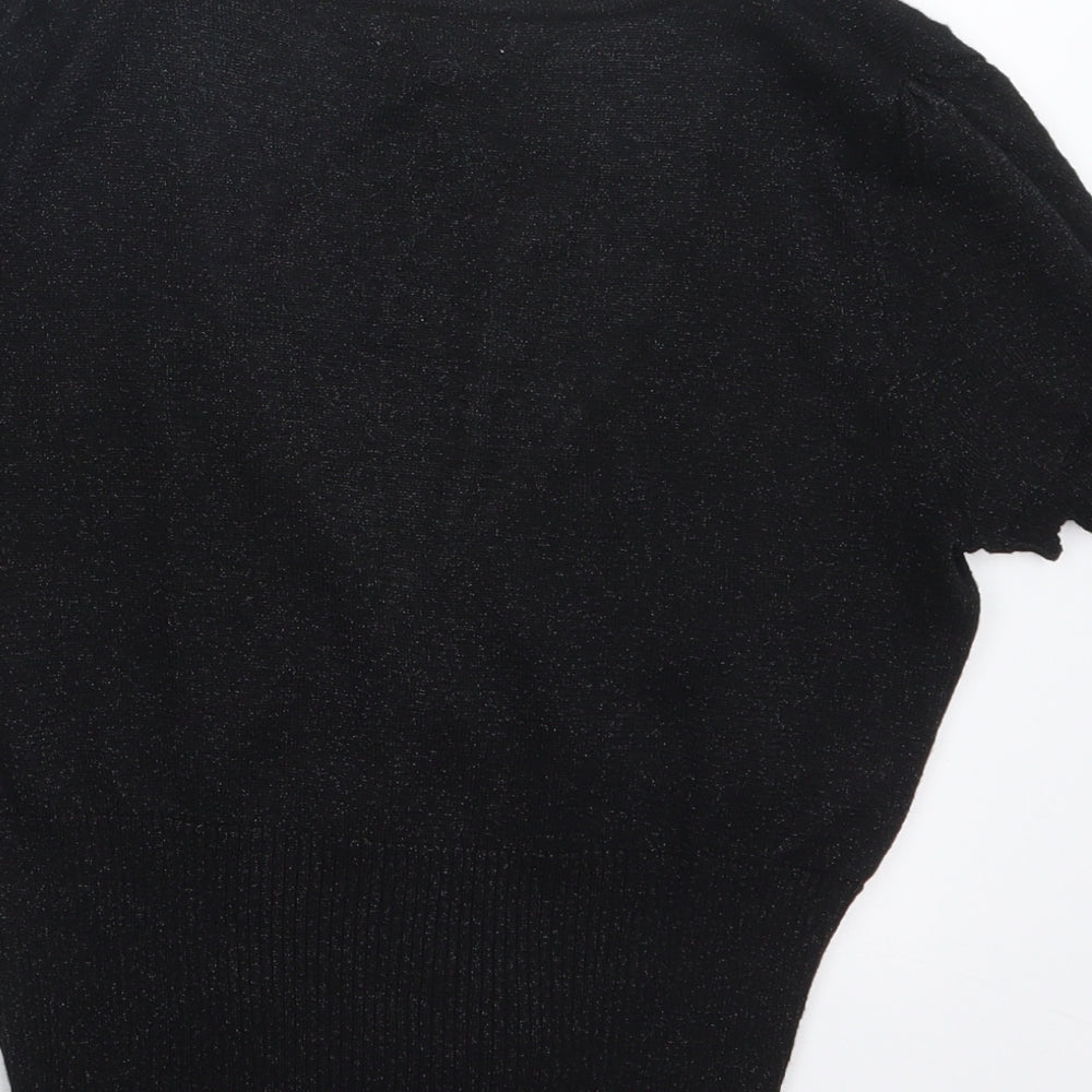 Influence Womens Black   Pullover Jumper Size 8