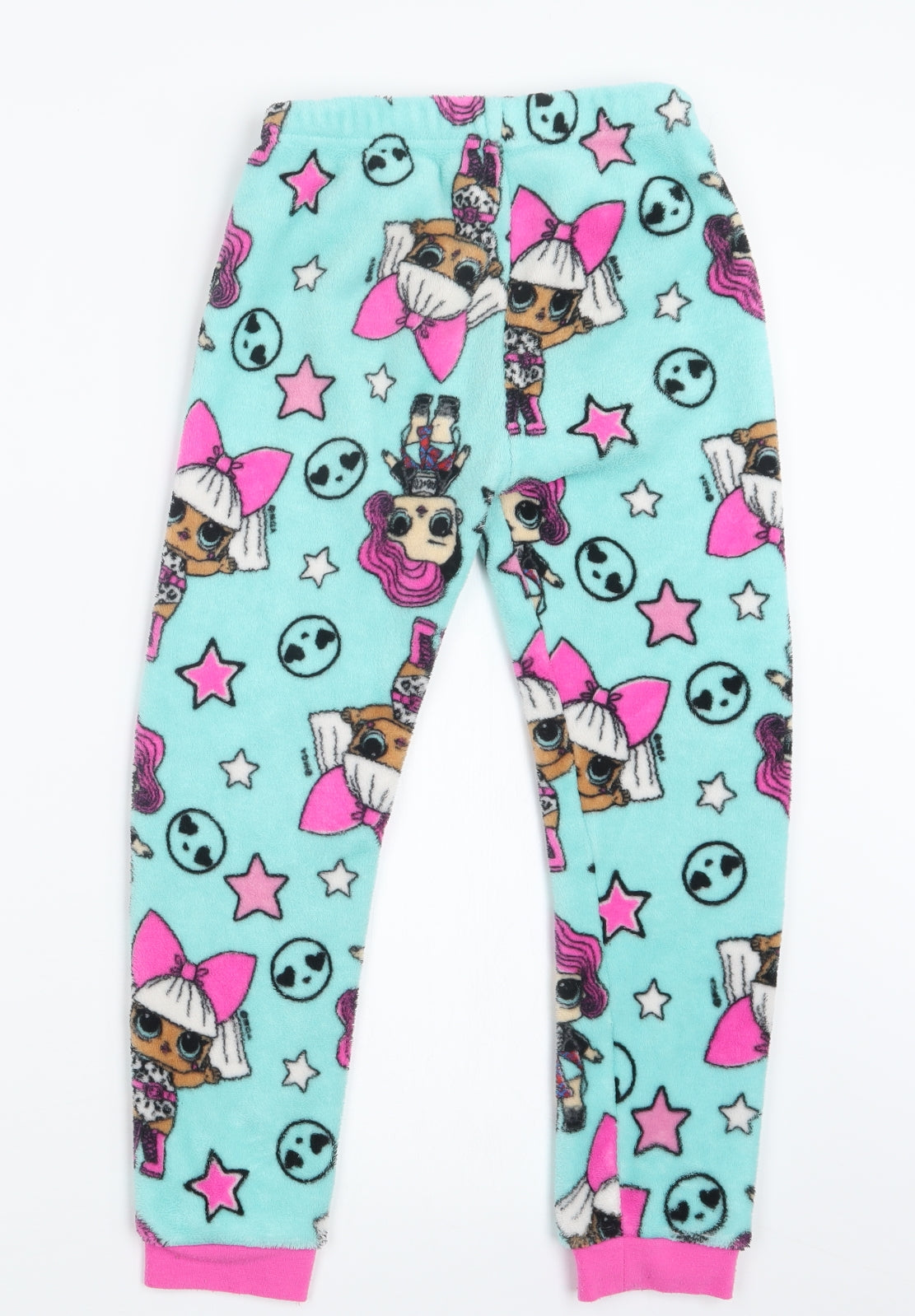 Nutmeg Girls Blue Geometric  Capri Pyjama Pants Size 7-8 Years
