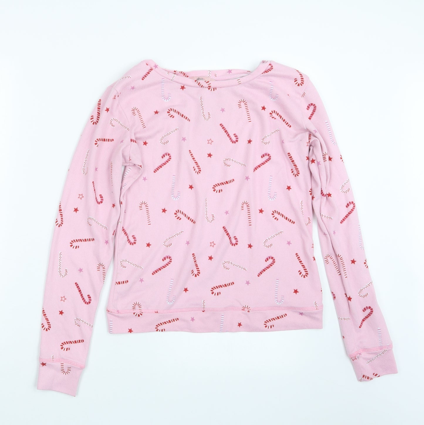 Boux Avenue Womens Pink Geometric  Top Pyjama Top Size 8