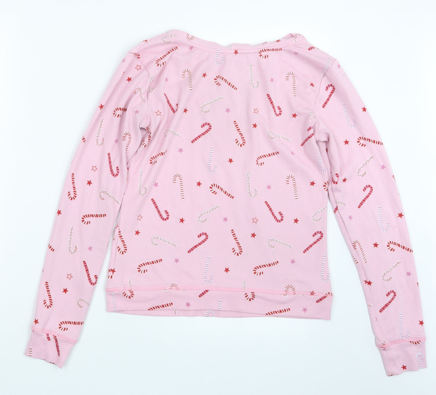 Boux Avenue Womens Pink Geometric  Top Pyjama Top Size 8