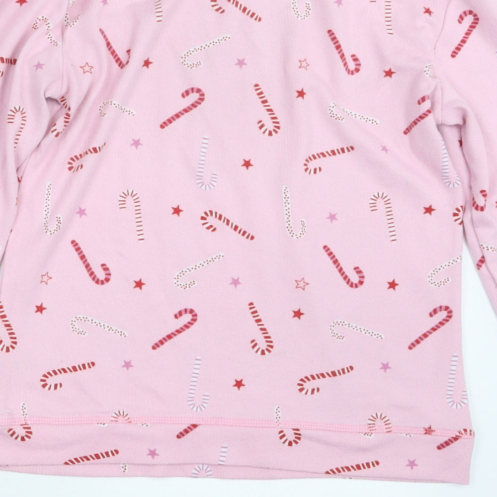 Boux Avenue Womens Pink Geometric  Top Pyjama Top Size 8