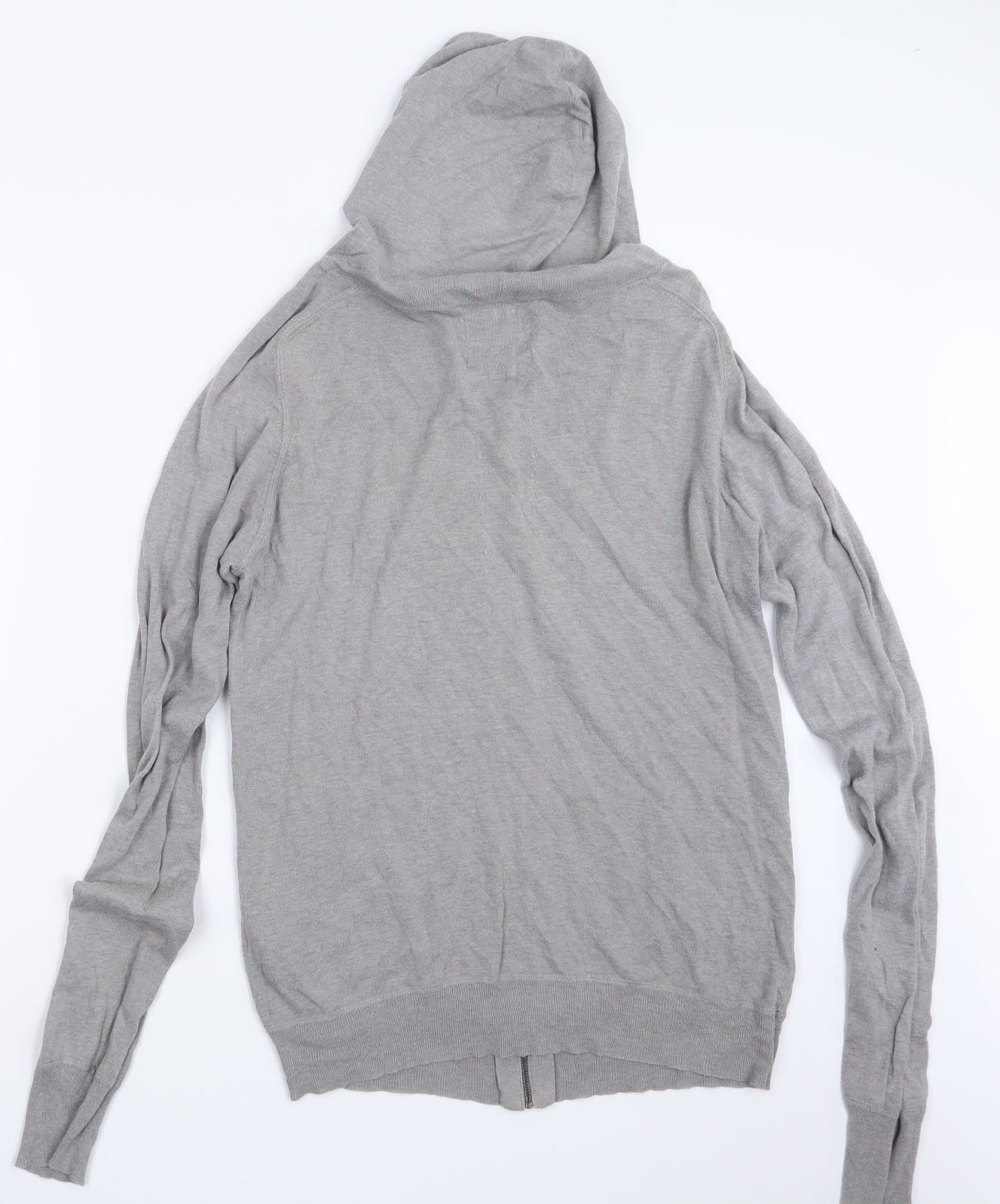 AllSaints Mens Grey   Full Zip Hoodie Size M