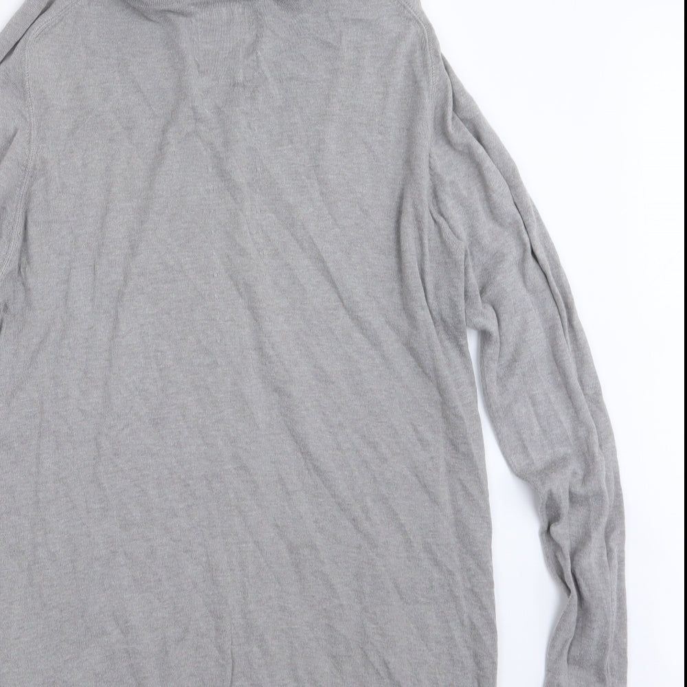 AllSaints Mens Grey   Full Zip Hoodie Size M
