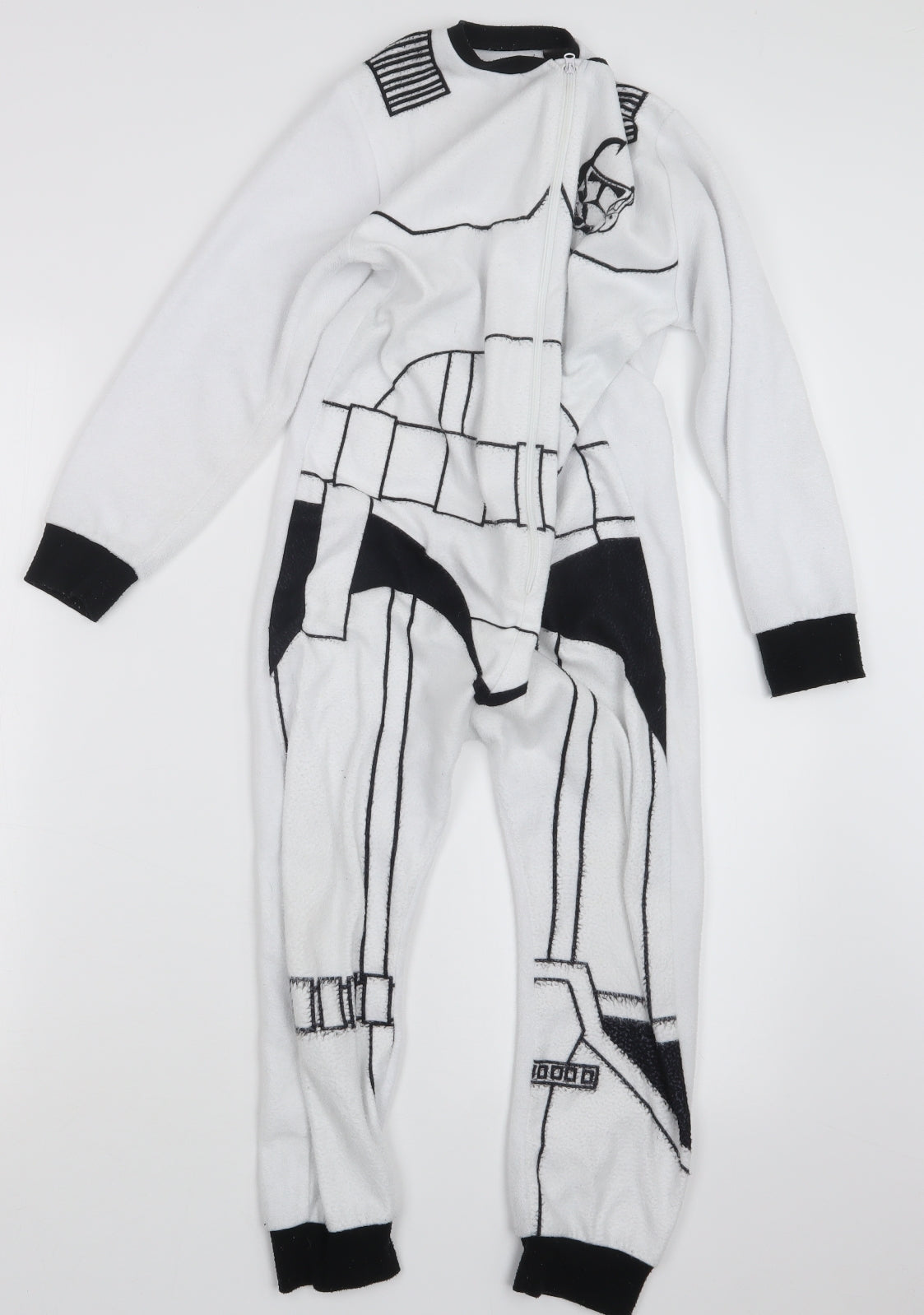Star Wars Boys White Geometric   One Piece Size 7-8 Years  - Star Wars