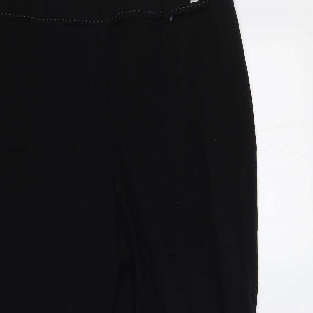 Marks and Spencer Womens Black   Trousers  Size 18 L29 in