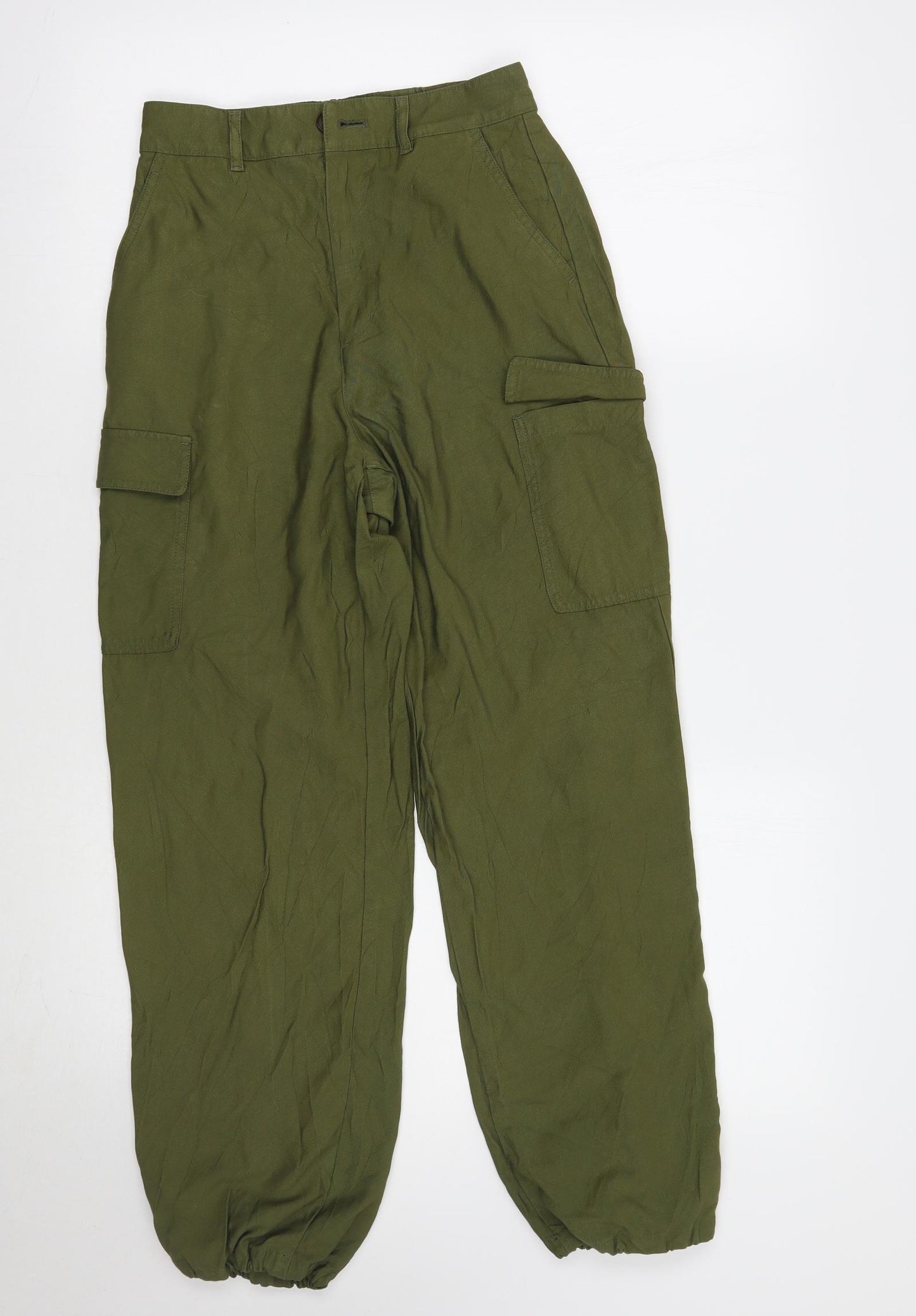 Uniqlo Womens Green   Cargo Trousers Size XS L25.5 in