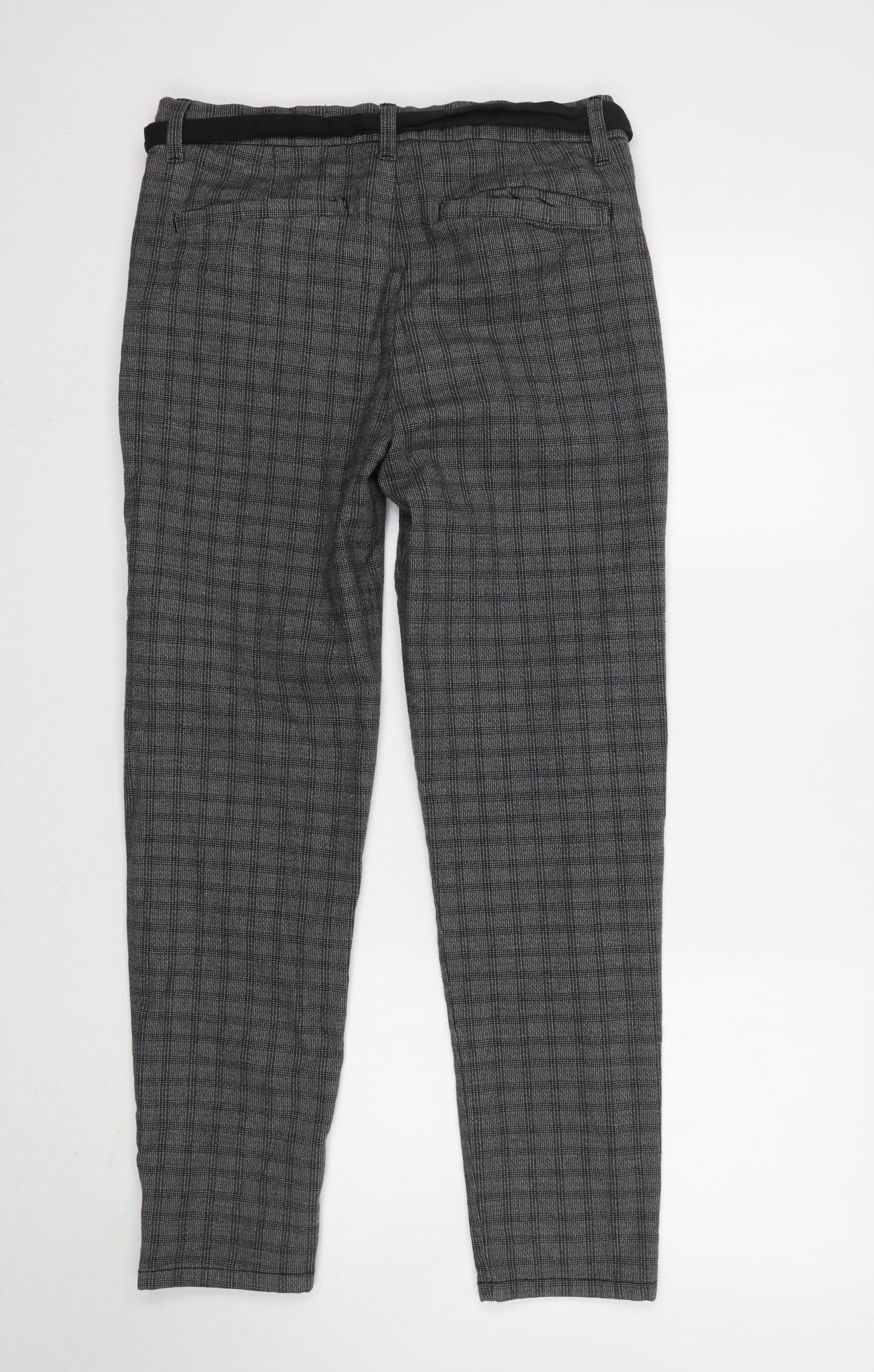 Denim co Womens Grey Check  Trousers  Size 32 L27 in