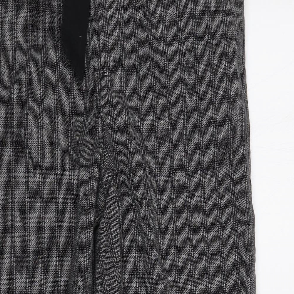 Denim co Womens Grey Check  Trousers  Size 32 L27 in