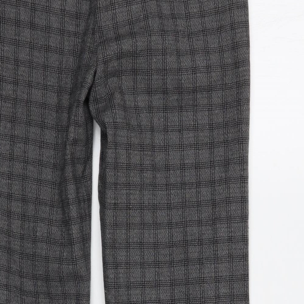 Denim co Womens Grey Check  Trousers  Size 32 L27 in