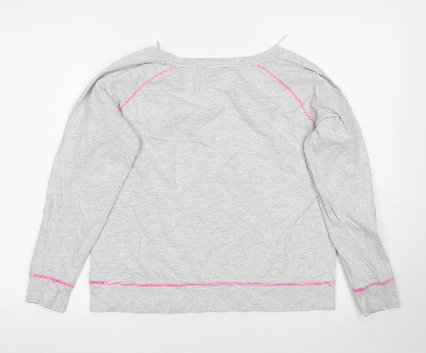 Love to lounge Womens Grey   Pullover Jumper Size 14