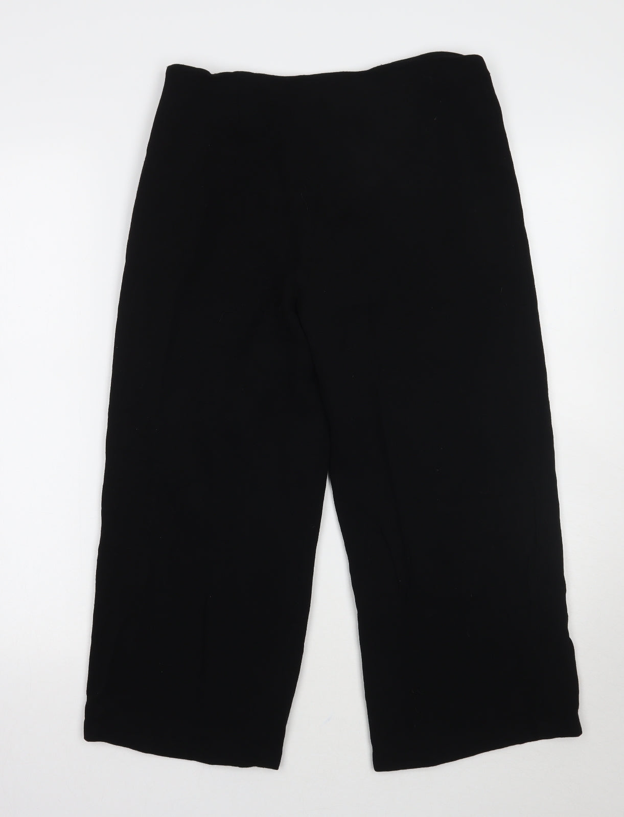 Toast Womens Black   Cropped Trousers Size 14 L22 in