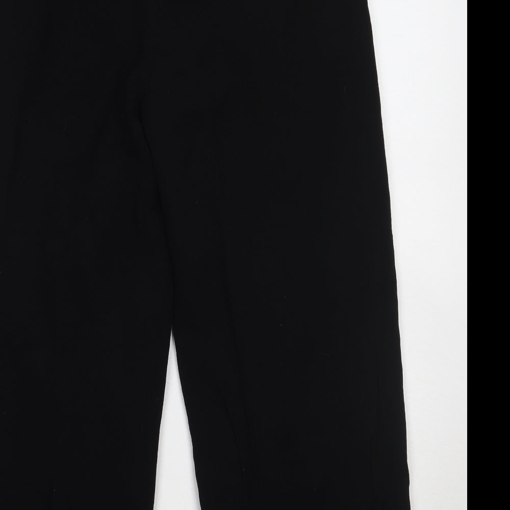 Toast Womens Black   Cropped Trousers Size 14 L22 in
