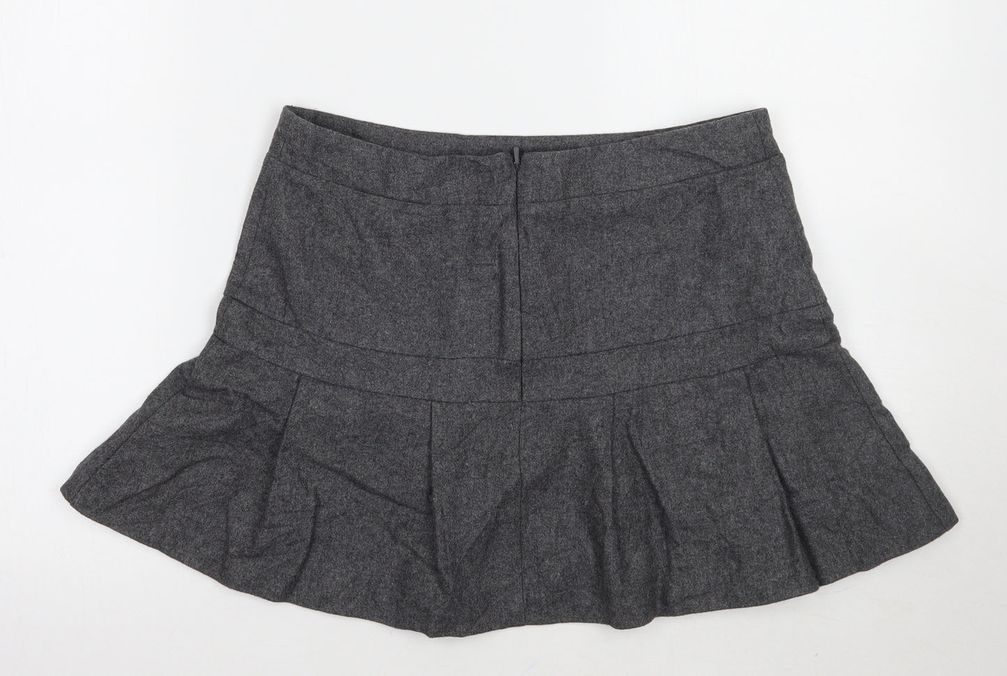 Warehouse Womens Grey   Mini Skirt Size 10