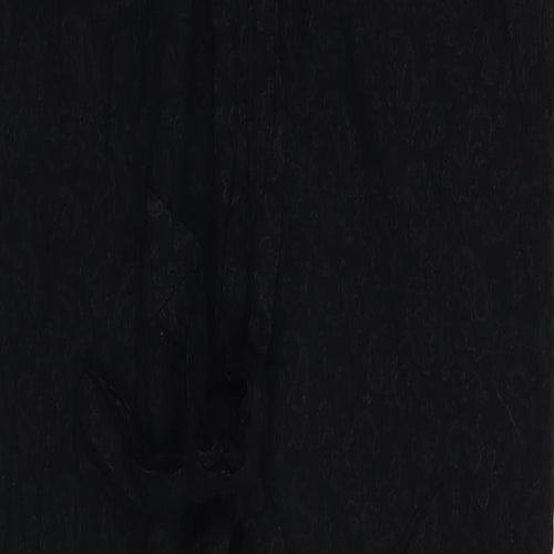 Zara Womens Black Paisley  Trousers  Size 36 L28 in