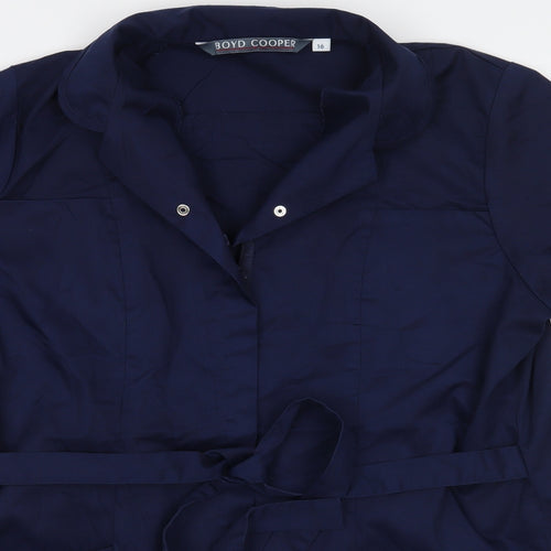 Boyd Cooper Womens Blue   Basic T-Shirt Size 16
