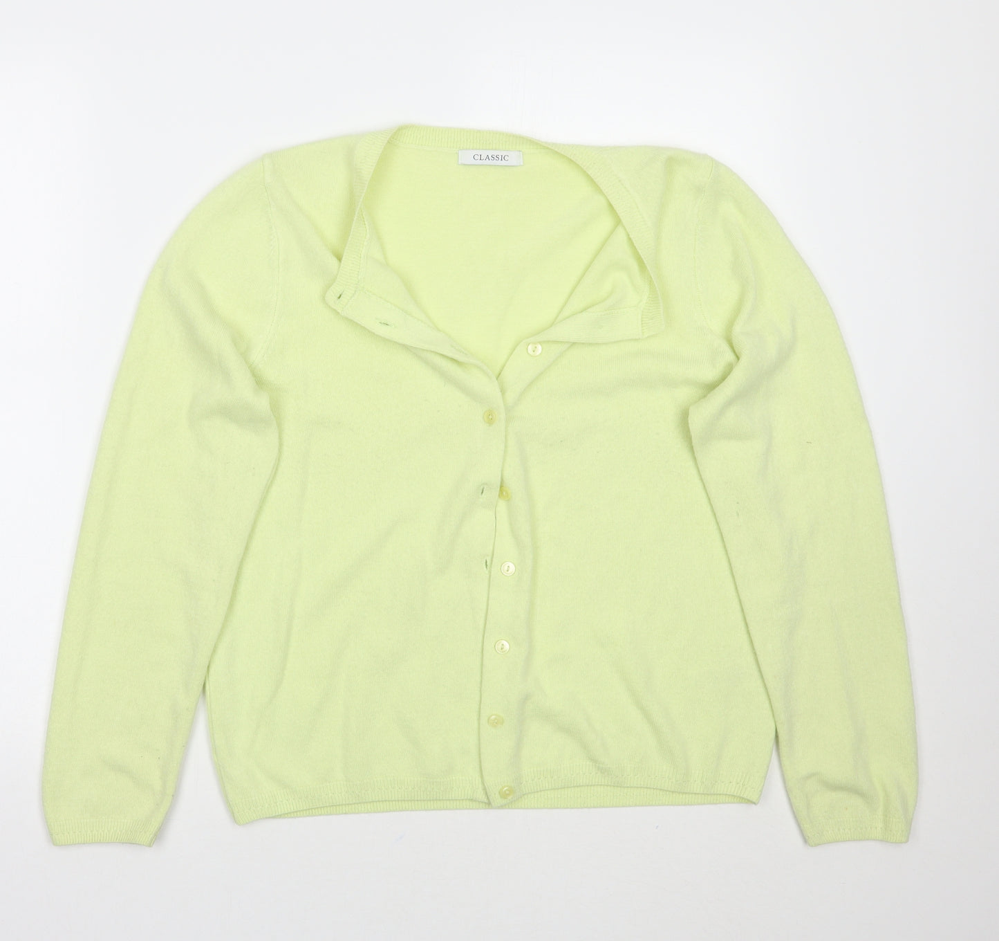 Marks and Spencer Womens Green   Cardigan Jumper Size 14