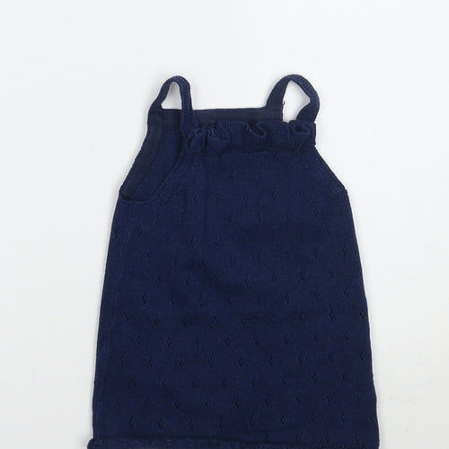 TU Girls Blue   Basic Tank Size 9-12 Months