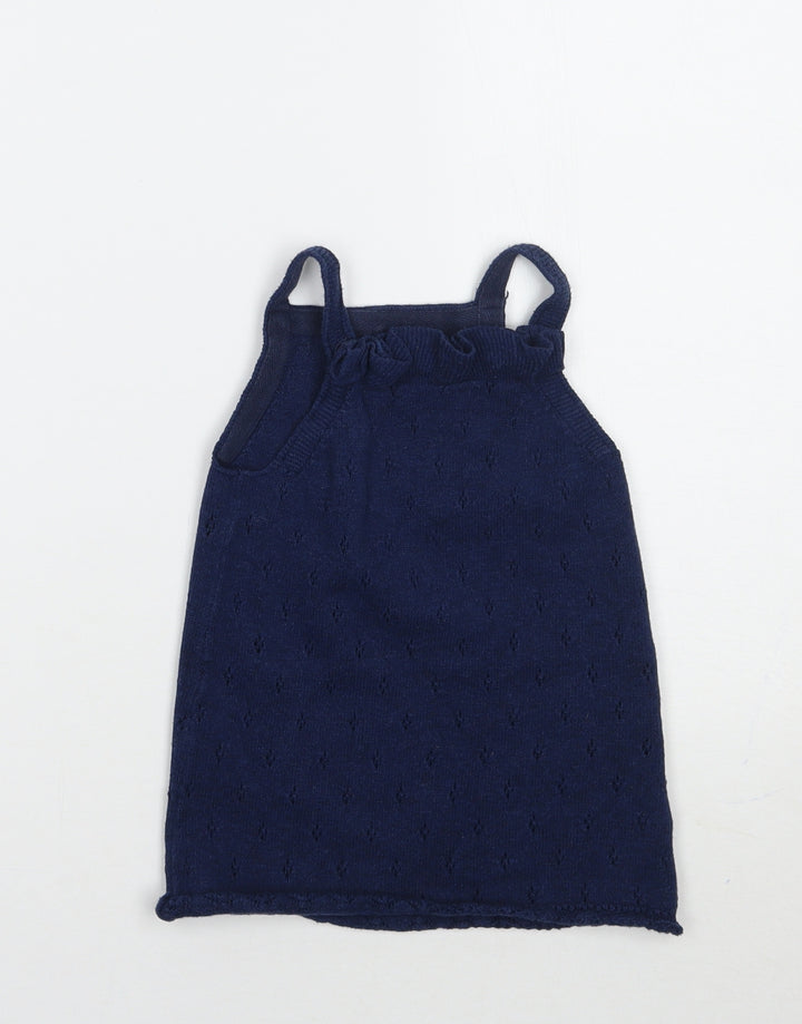 TU Girls Blue   Basic Tank Size 9-12 Months