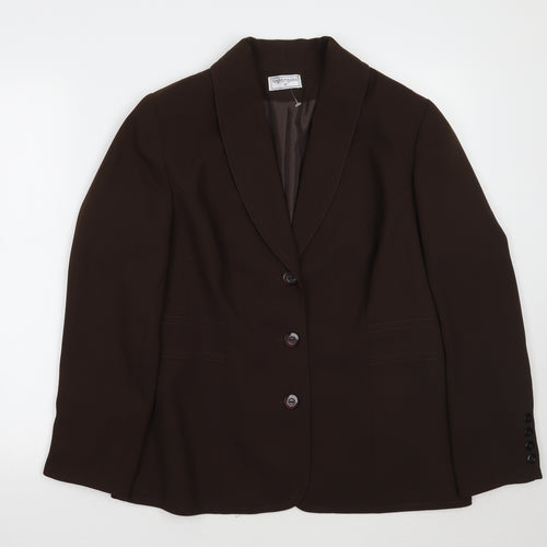 Nightingales Womens Brown   Jacket Blazer Size 12