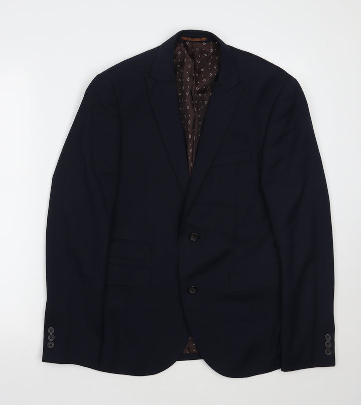 NEXT Mens Blue Jacket Suit Jacket Size 38