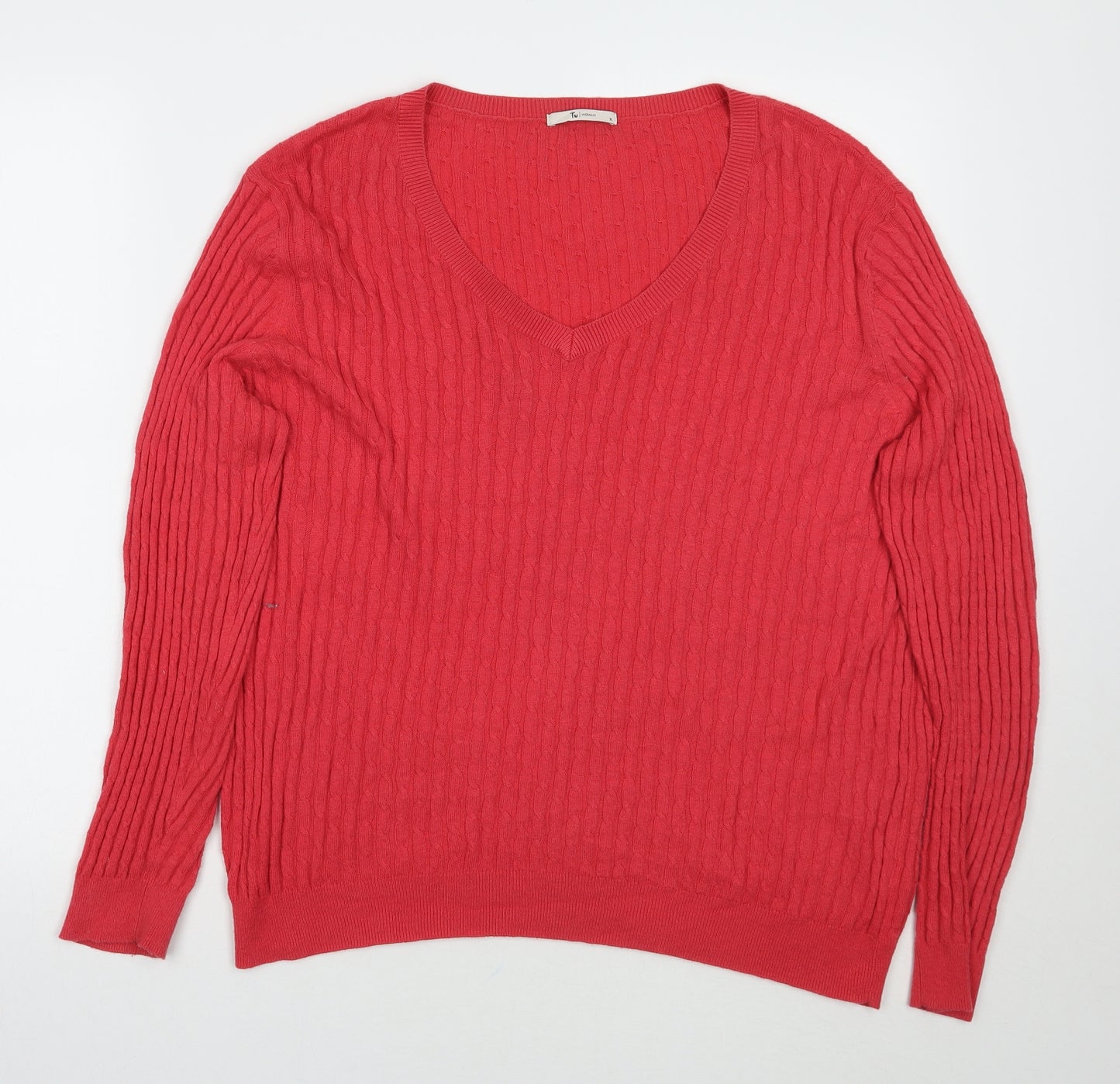 TU Womens Pink   Pullover Jumper Size 16