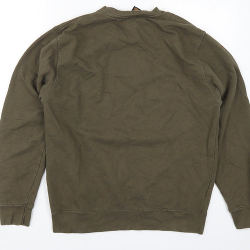Ride Like the Wind Womens Green Batik  Pullover Sweatshirt Size M  - Born to Ride Forced to Work
