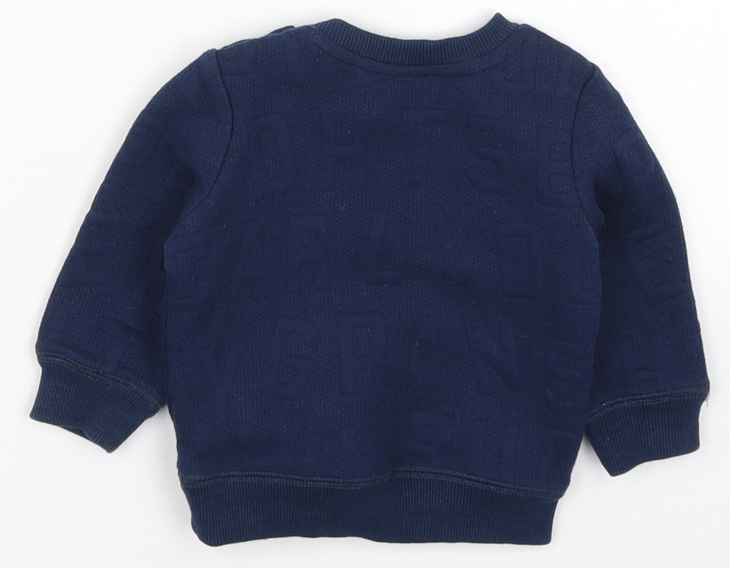 F&F Boys Blue   Basic T-Shirt Size 3-6 Months  - Alphabet