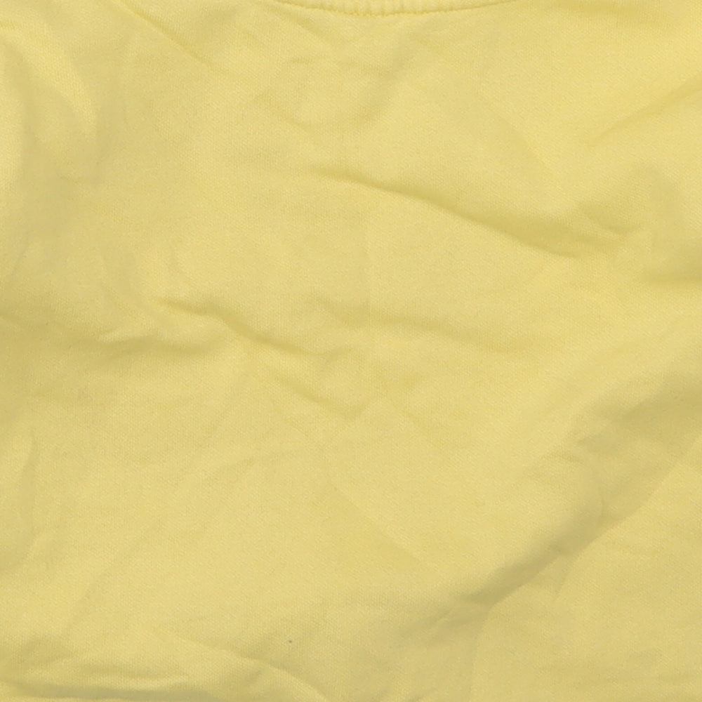 H&M Girls Yellow   Pullover Sweatshirt Size 2-3 Years
