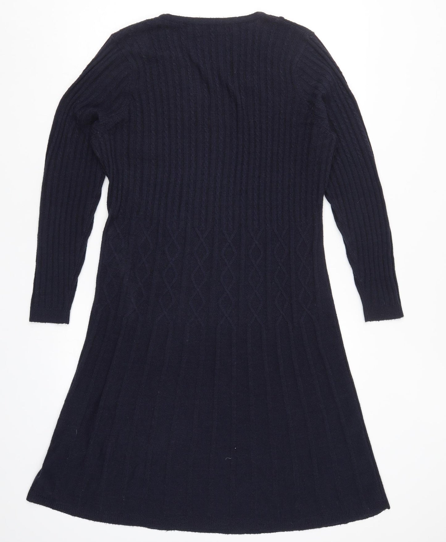 Together Womens Blue  Knit Jumper Dress  Size 12