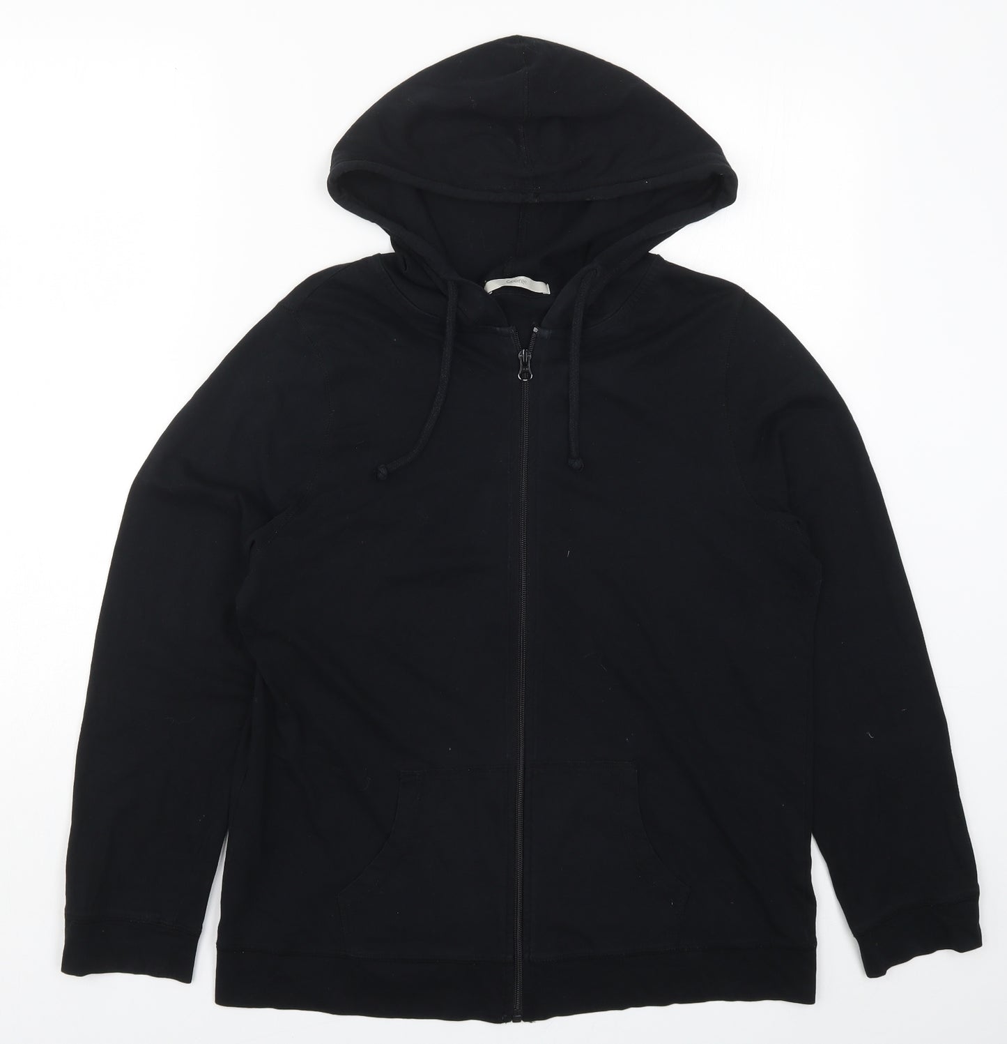 George Womens Black   Full Zip Hoodie Size 14
