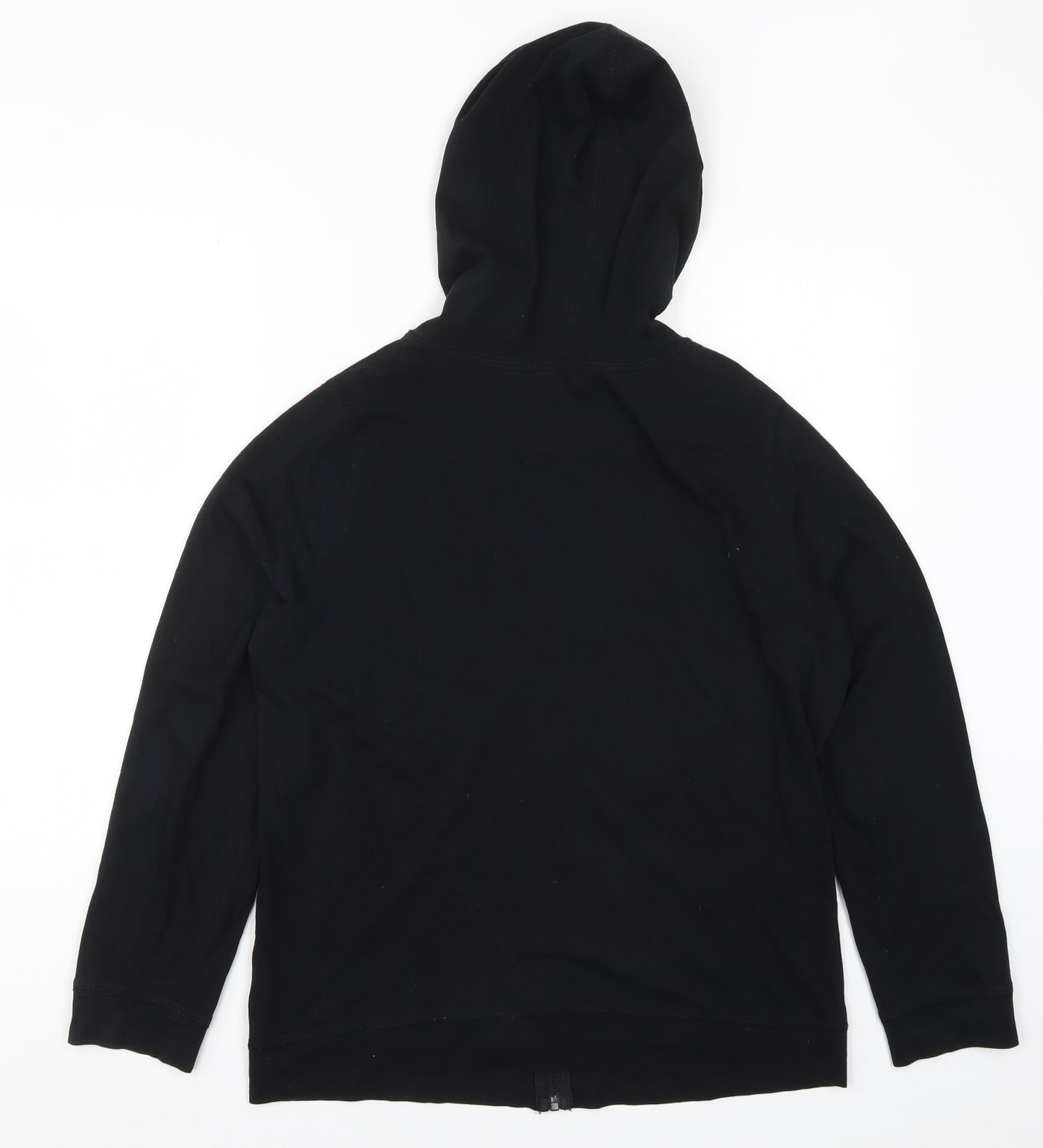 George Womens Black   Full Zip Hoodie Size 14