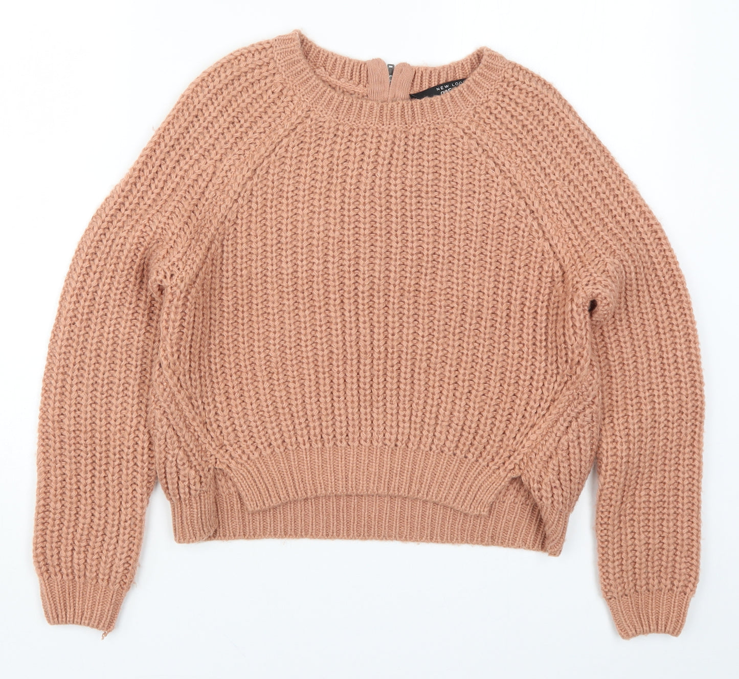 New Look Girls Pink  Knit Pullover Jumper Size 12-13 Years