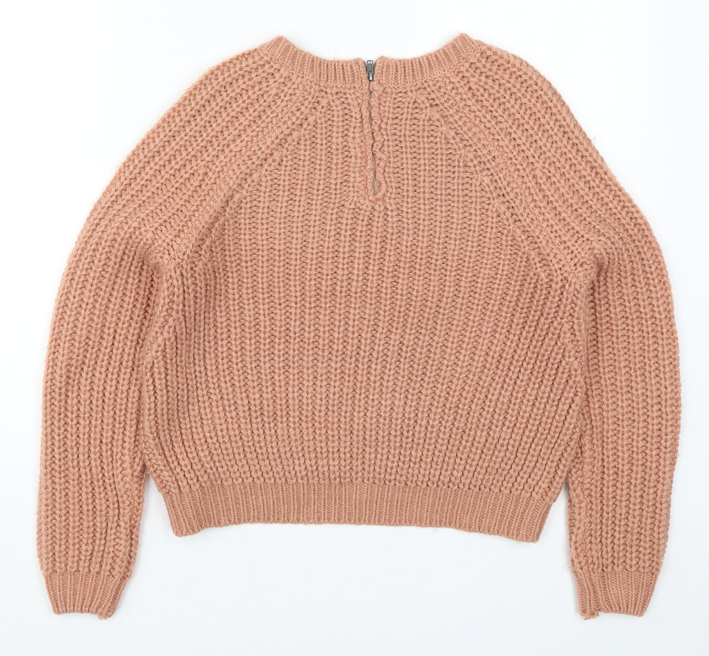 New Look Girls Pink  Knit Pullover Jumper Size 12-13 Years