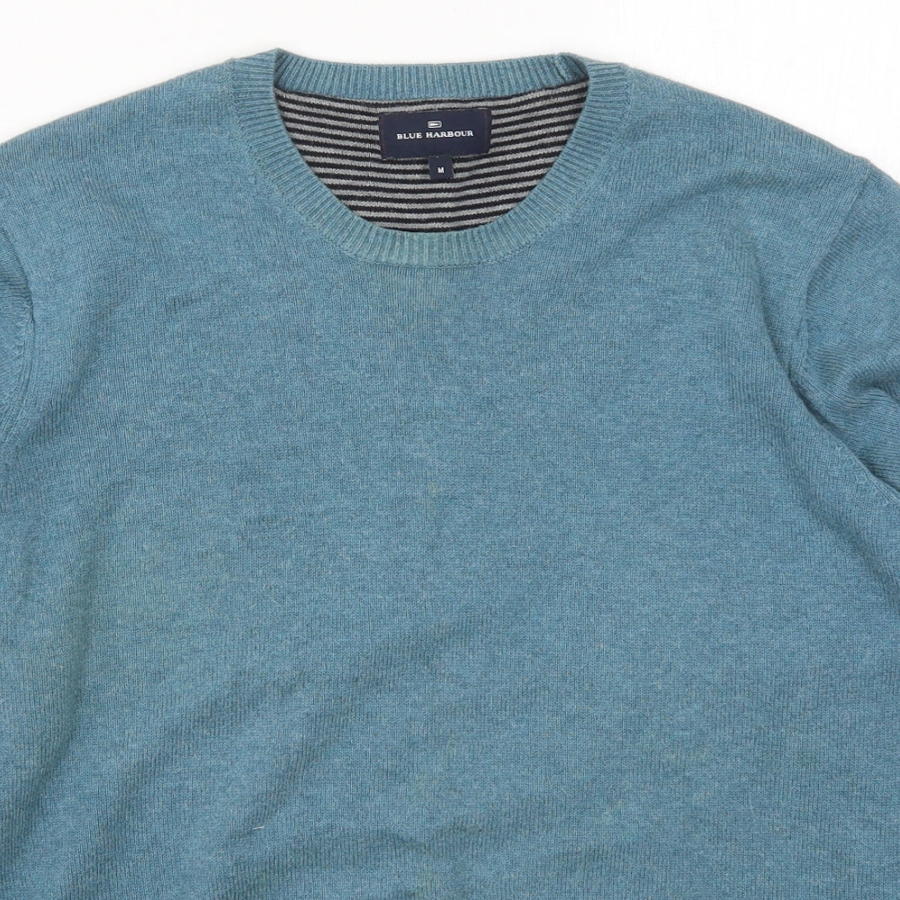Marks and Spencer Mens Blue  Knit Pullover Jumper Size M