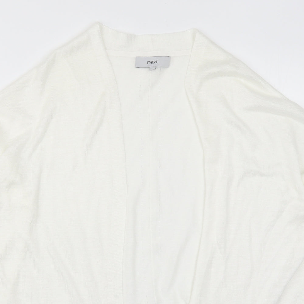 NEXT Womens White  Knit Cardigan Jumper Size 12