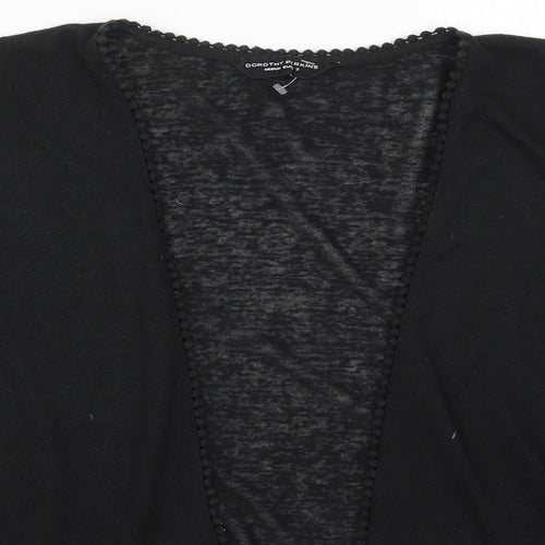 Dorothy Perkins Womens Black   Cardigan Jumper Size M