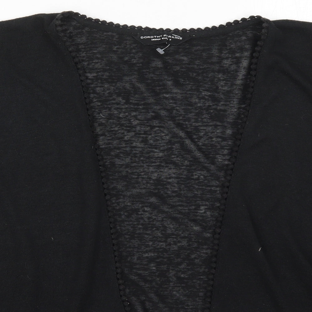 Dorothy Perkins Womens Black   Cardigan Jumper Size M