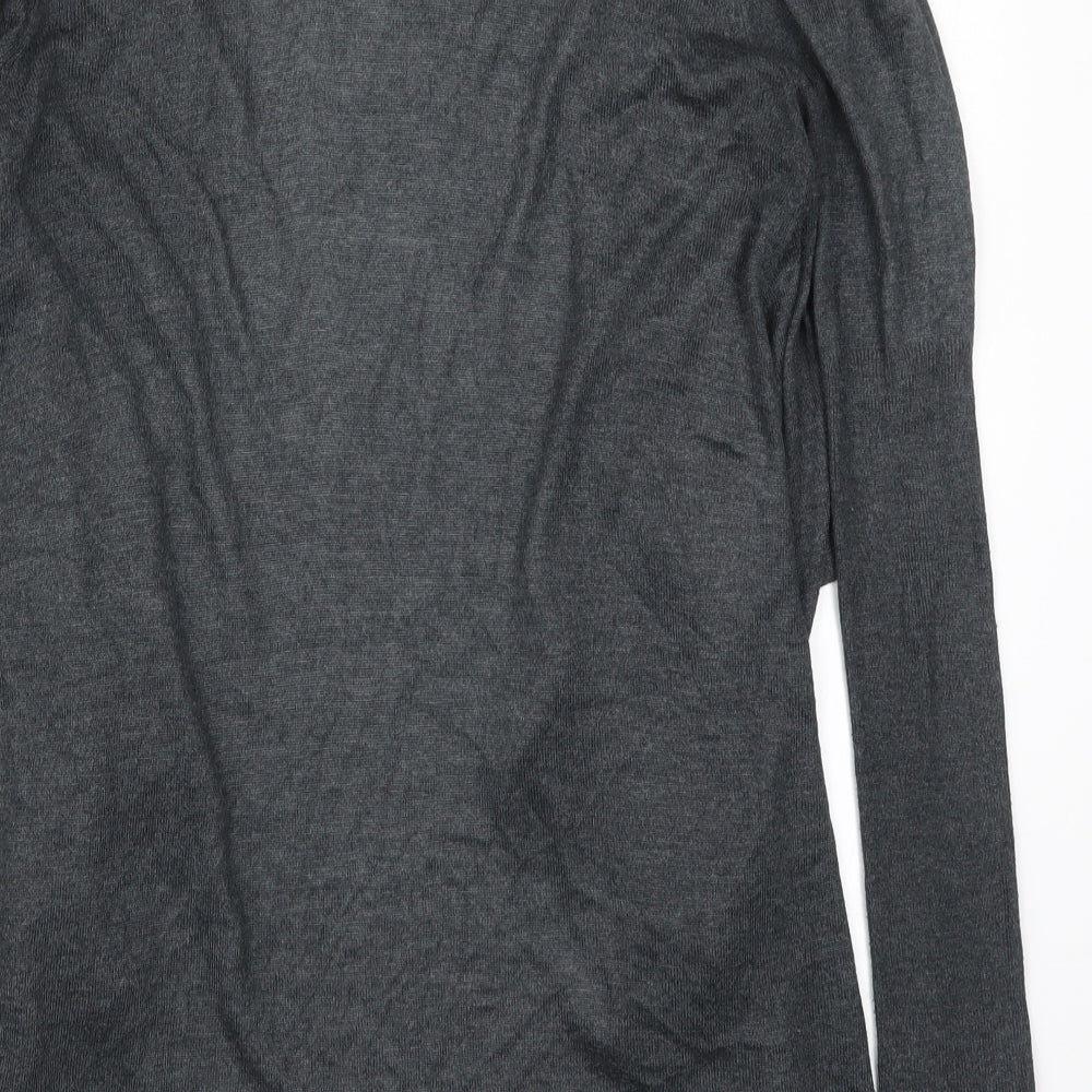 George Womens Grey  Knit Cardigan Jumper Size 14
