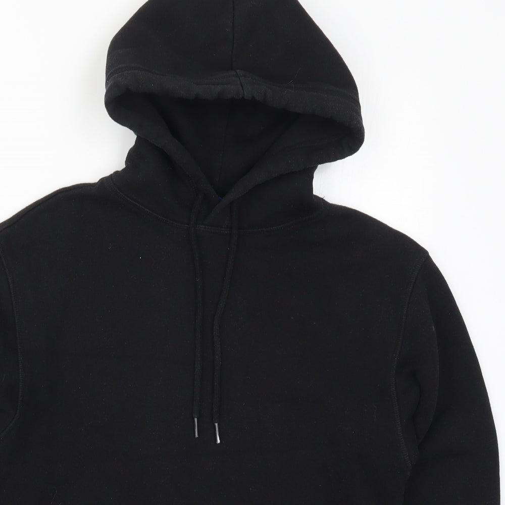 H&M Mens Black   Pullover Hoodie Size XS