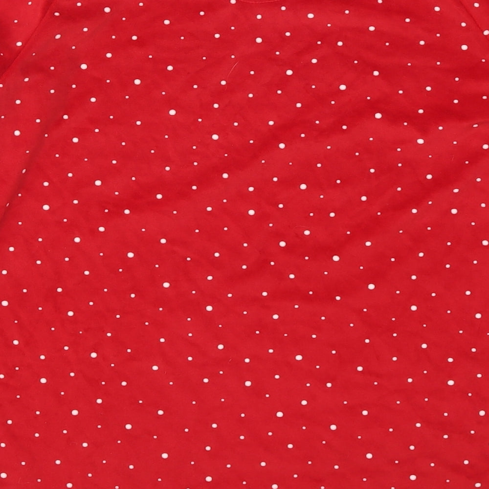 Primark Womens Red Polka Dot  Top Pyjama Top Size 6