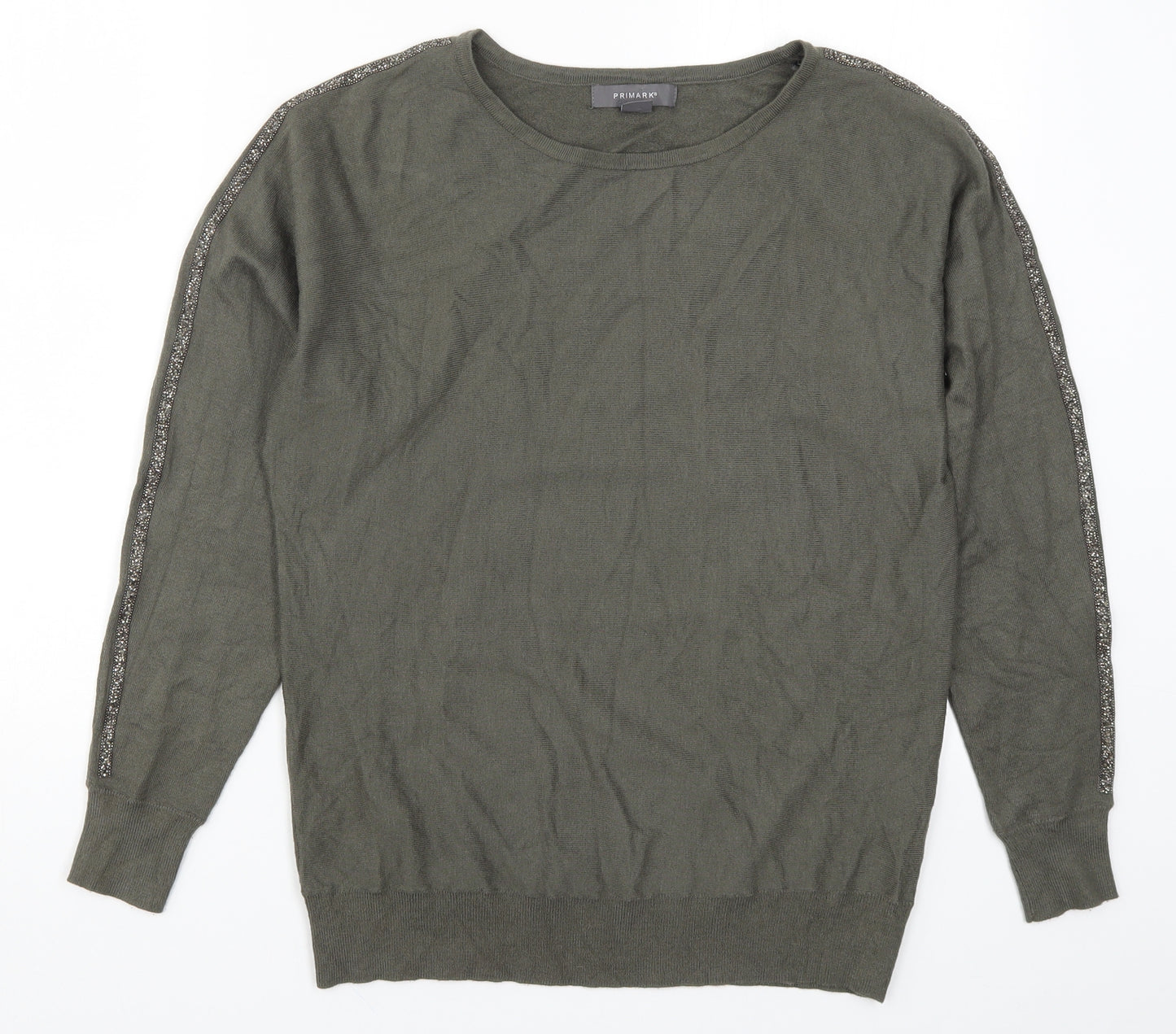 Primark Womens Green  Knit Pullover Jumper Size 10