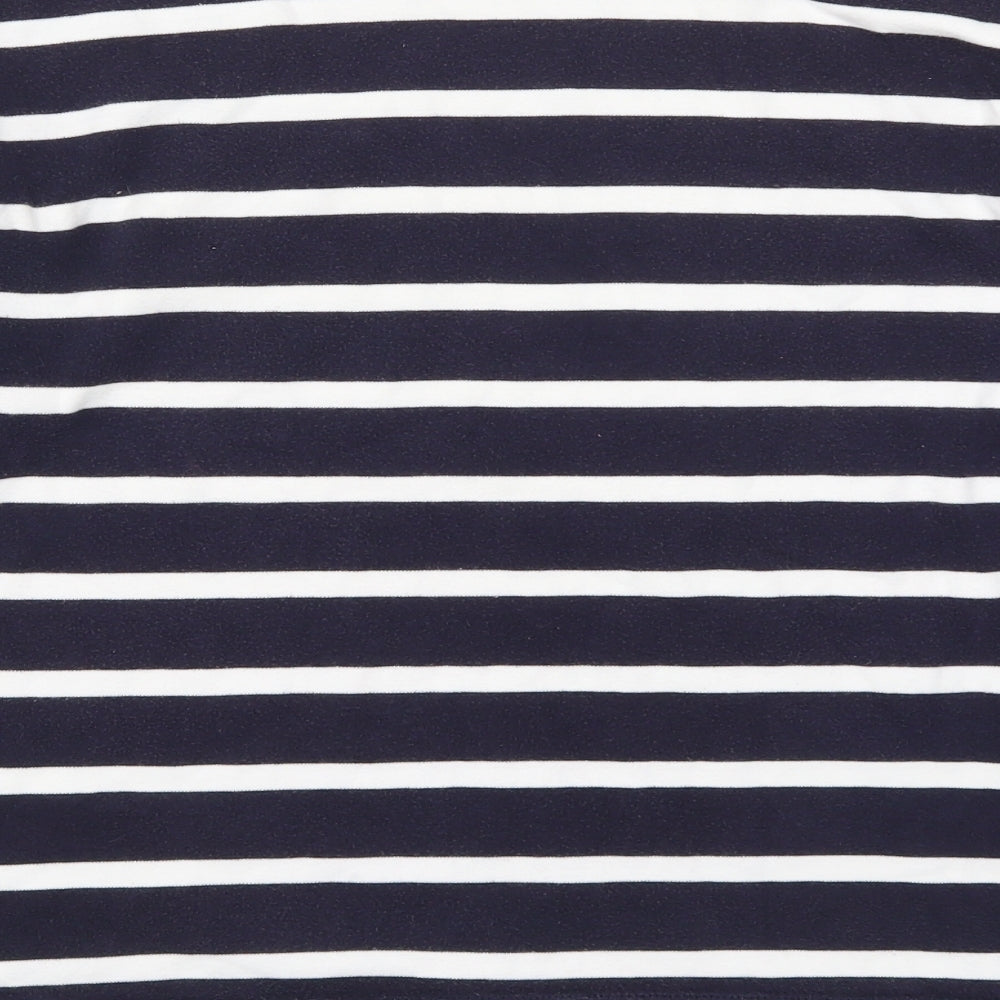 Marks and Spencer Womens Blue Striped  Pullover Sweatshirt Size 16