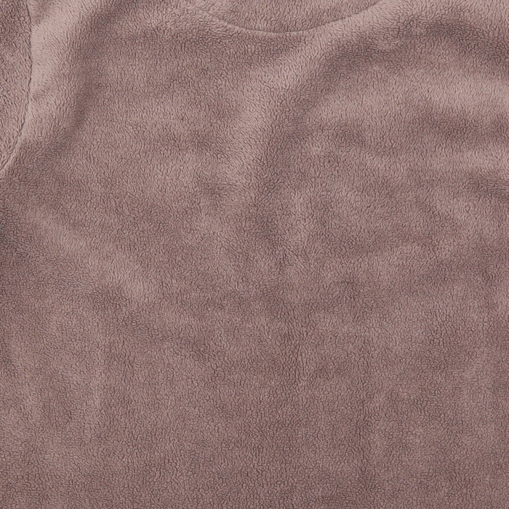 Primark Womens Brown Solid  Top Pyjama Top Size 14  - Love Heart