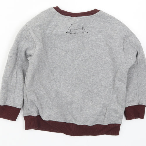 Zara Boys Grey   Pullover Sweatshirt Size 6 Years  - Snoopy