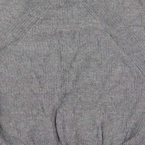 H&M Womens Grey  Knit Pullover Jumper Size M