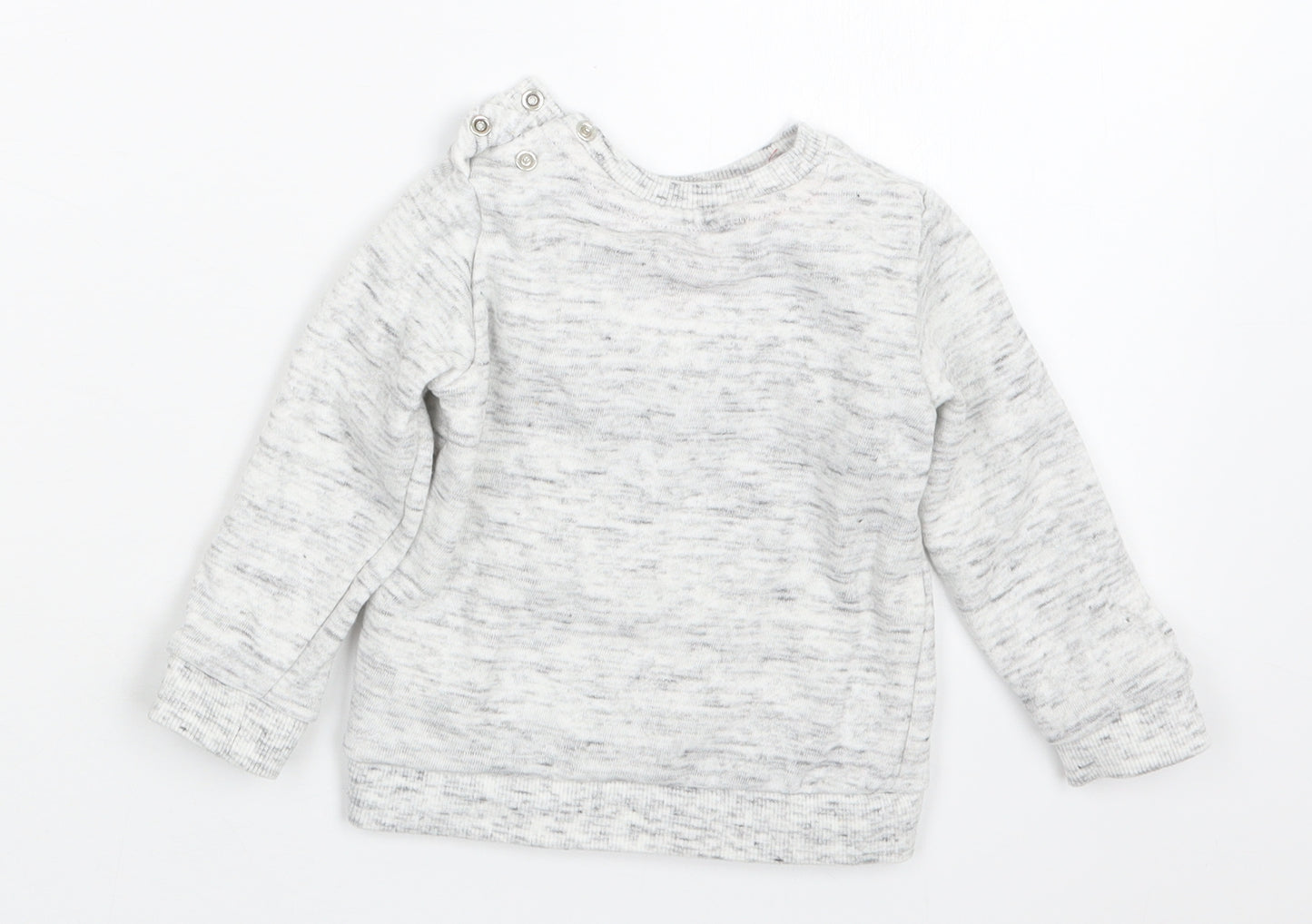 F&F Boys Grey   Pullover Jumper Size 9-12 Months  - Christmas